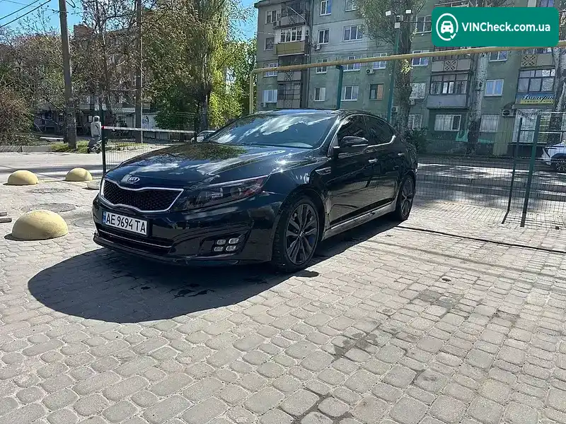 Kia Optima 2014, фото з оголошення 2 з 10, VIN 5XXGR4A65EG318393