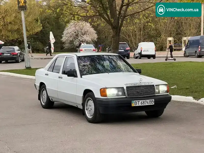 Mercedes-Benz 190 1989, фото з оголошення 1 з 19, VIN WDB2010231A520062
