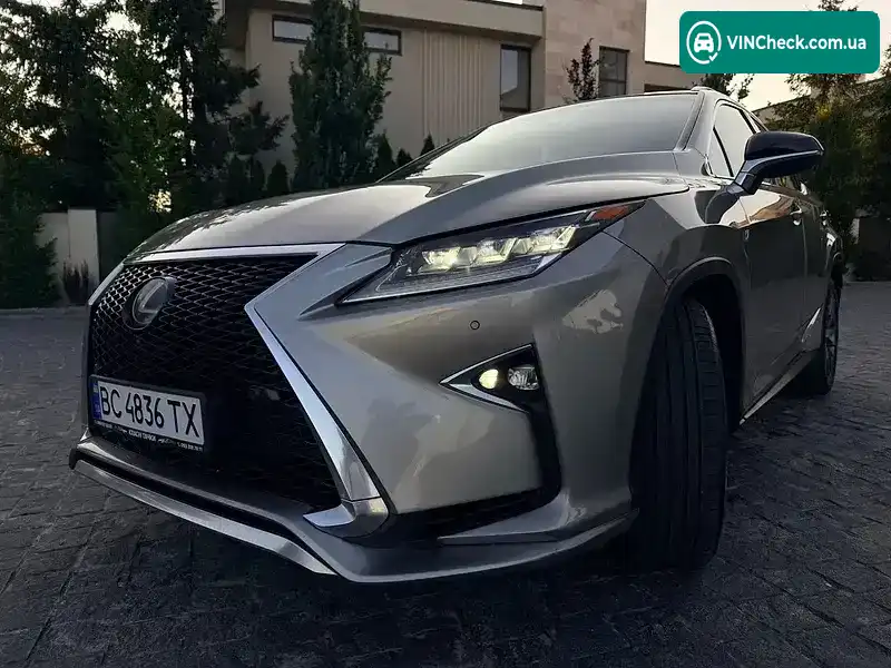 Lexus RX 2017, фото з оголошення 1 з 20, VIN 2T2BZMCA8HC112777