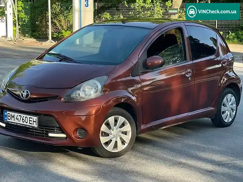 Toyota Aygo 2013, фото з оголошення 1 з 8, VIN JTDKG18CX0N670683