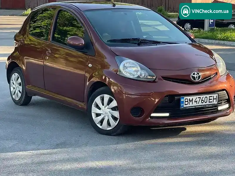 Toyota Aygo 2013, фото з оголошення 2 з 8, VIN JTDKG18CX0N670683