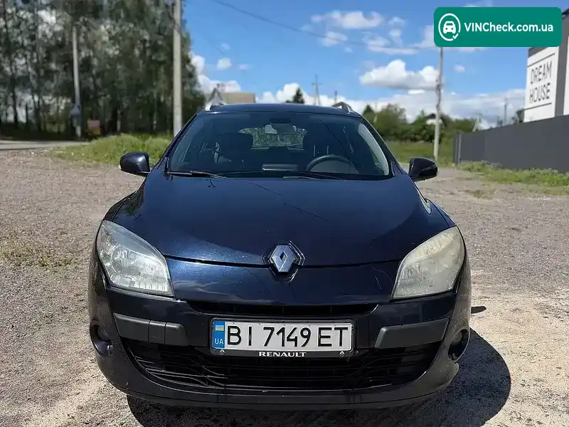 Renault Megane 2010, фото з оголошення 1 з 12, VIN VF1KZ090E44121985