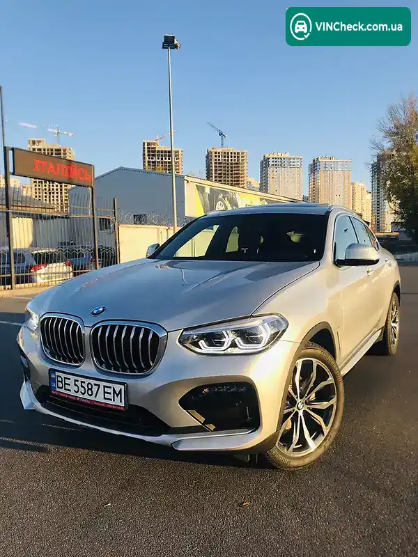 BMW X4 2020, фото з оголошення 2 з 20, VIN 5UX2V1C07M9E57788