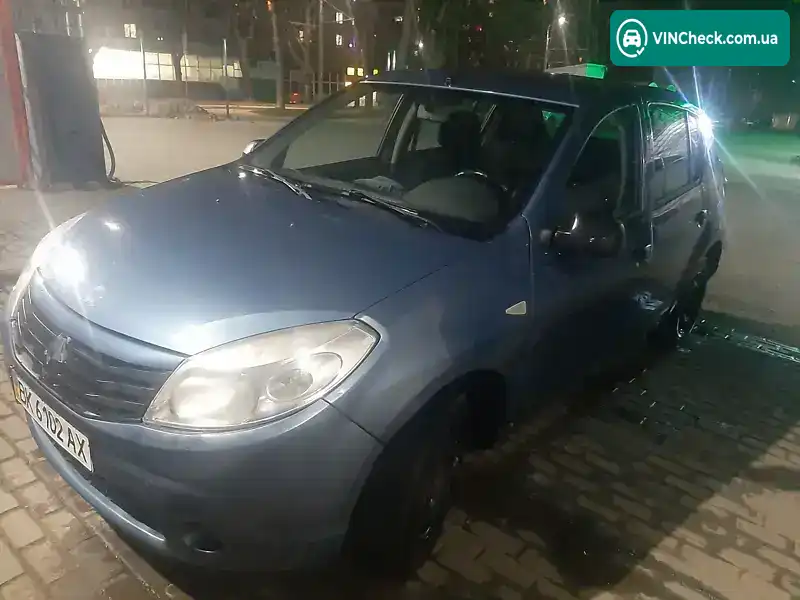 Renault Sandero 2010, фото з оголошення 1 з 3, VIN VF1BSRAAH43775995