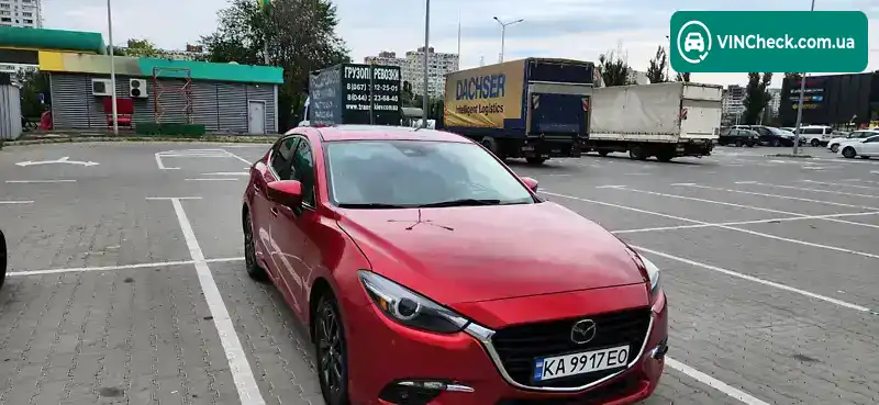 Mazda 3 2018, фото з оголошення 2 з 9, VIN 3MZBN1W35JM254655