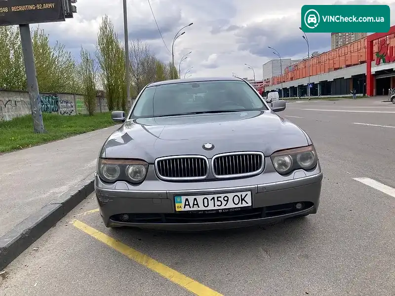 BMW 7 Series 2002, фото з оголошення 1 з 20, VIN WBAGN41050DM75400