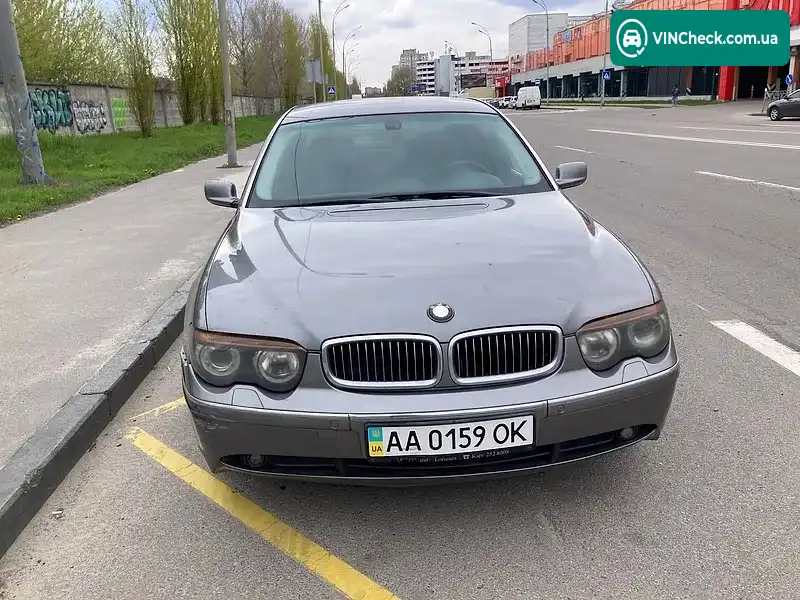 BMW 7 Series 2002, фото з оголошення 2 з 20, VIN WBAGN41050DM75400