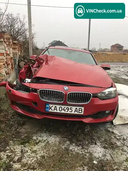 BMW 3 Series 2013, фото з оголошення 1 з 8, VIN WBA3A5C59EP600607