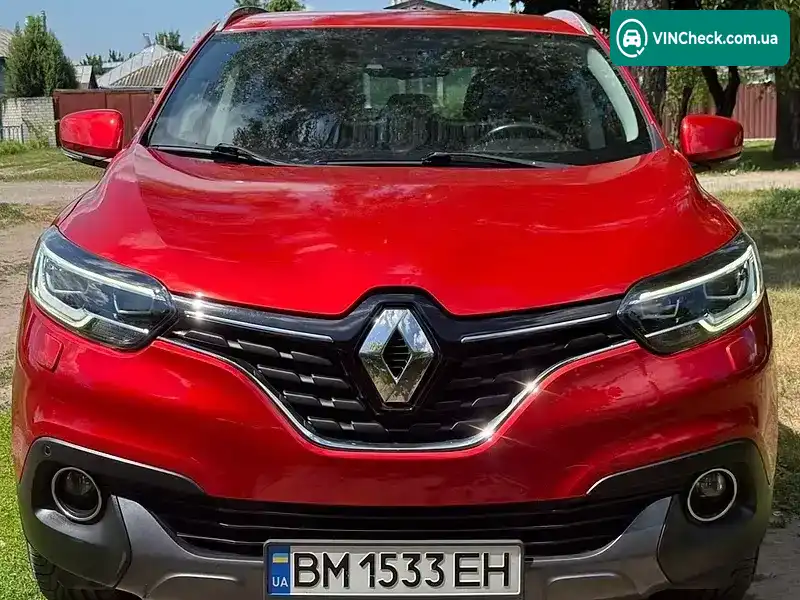 Renault Kadjar 2017, фото з оголошення 1 з 20, VIN VF1RFE00459229432