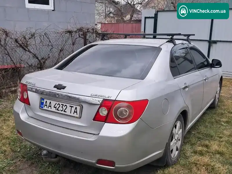 Chevrolet Epica 2007, фото з оголошення 2 з 20, VIN Y6DLF69KE7B087931