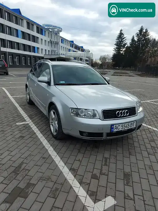 Audi A4 2002, фото з оголошення 2 з 20, VIN WAUZZZ8E22A243305
