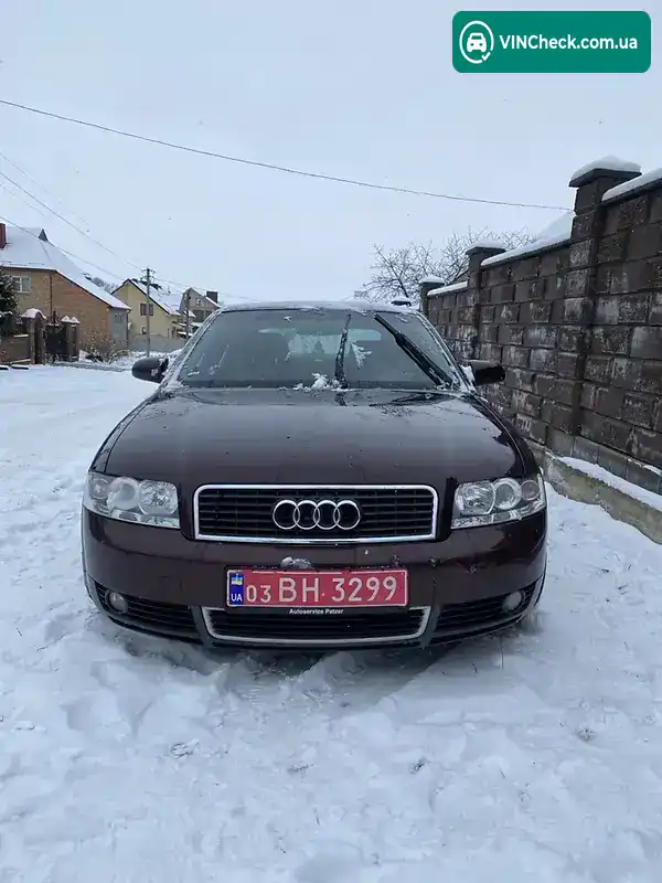 Audi A4 2001, фото з оголошення 1 з 9, VIN WAUZZZ8EX2A057978