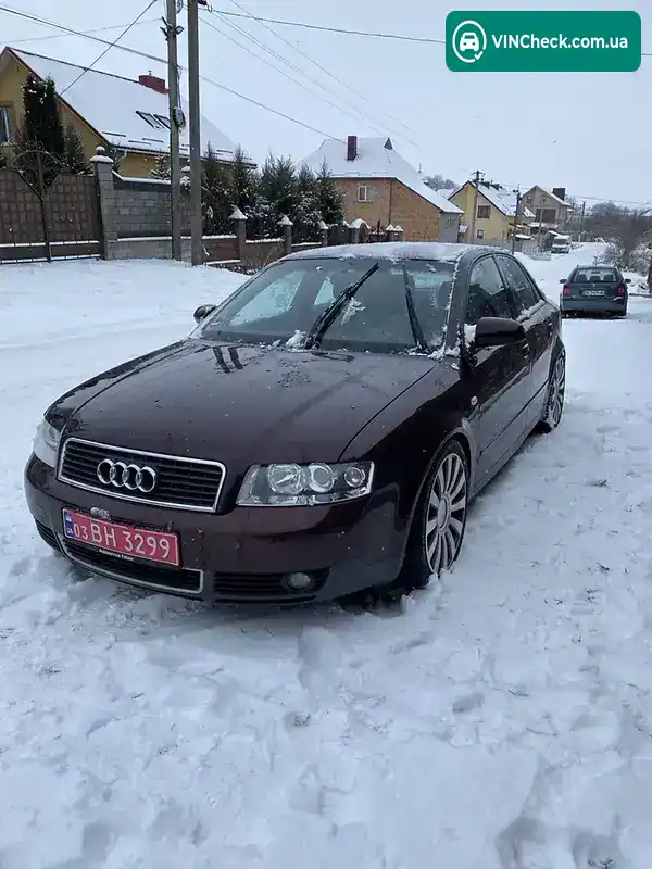 Audi A4 2001, фото з оголошення 2 з 9, VIN WAUZZZ8EX2A057978