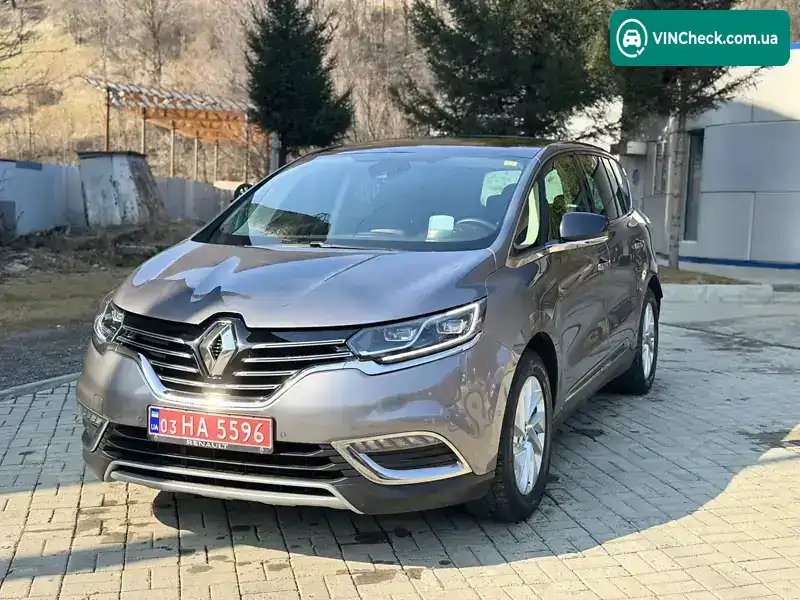 Renault Espace 2017, фото з оголошення 1 з 20, VIN VF1RF000758166286