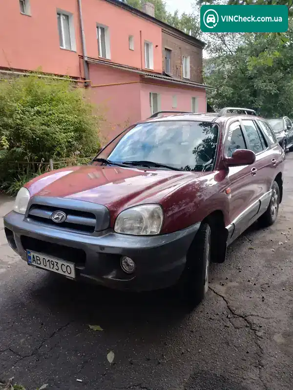 Hyundai Santa FE 2005, фото з оголошення, VIN Y6LSC81AP6L000260