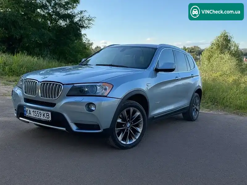 BMW X3 2013, фото з оголошення 1 з 17, VIN 5UXWX9C53E0D24991