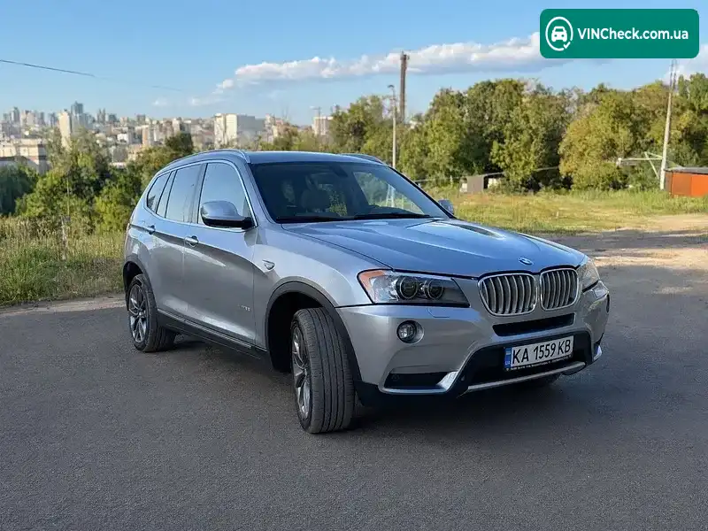 BMW X3 2013, фото з оголошення 2 з 17, VIN 5UXWX9C53E0D24991