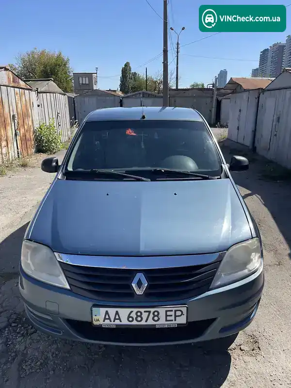 Renault Logan 2009, фото з оголошення 1 з 17, VIN VF1LSRABH42021108