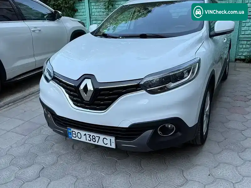 Renault Kadjar 2016, фото з оголошення 1 з 20, VIN VF1RFE00954983648