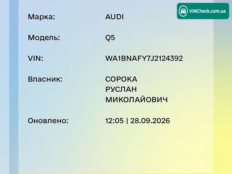 Audi Q5 2018, фото з оголошення 2 з 19, VIN WA1BNAFY7J2124392