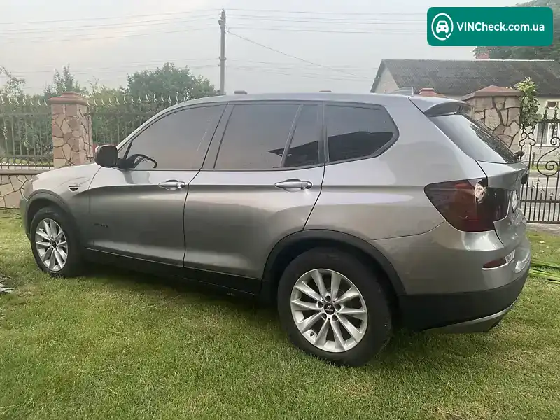 BMW X3 2012, фото з оголошення 2 з 14, VIN 5UXWX9C52D0A11851