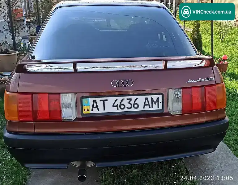 Audi 80 1991, фото з оголошення 2 з 12, VIN WAUZZZ8AZMA024278