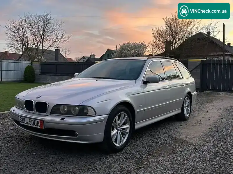 BMW 5 Series 2002, фото з оголошення 1 з 21, VIN WBADP81070GW44318