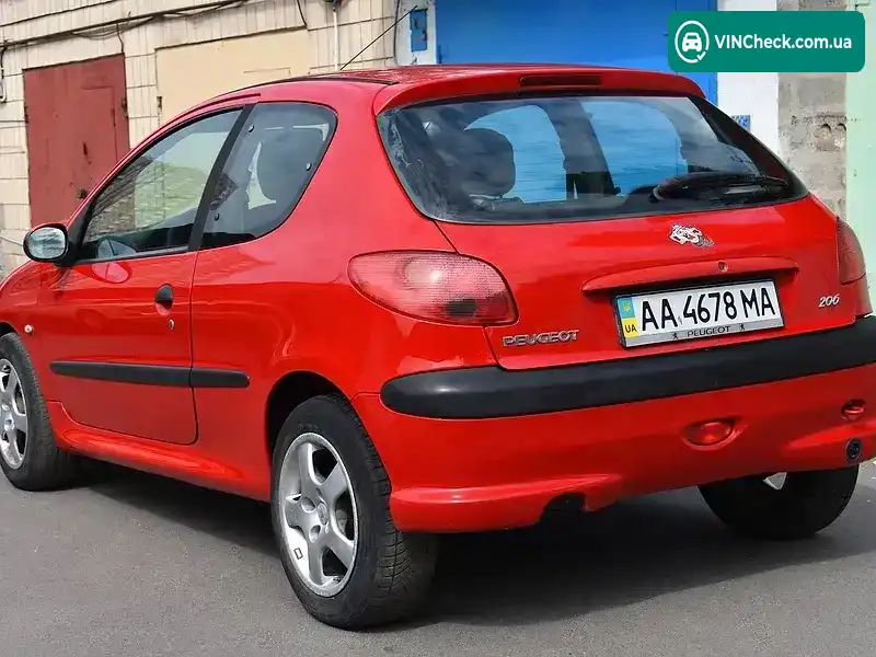 Peugeot 206 2005, фото з оголошення 2 з 17, VIN VF32CKFWA44873068