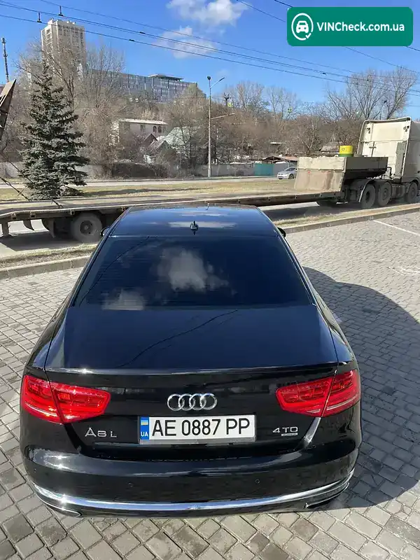 Audi A8 2014, фото з оголошення 2 з 20, VIN WAUR2AFDXEN011676