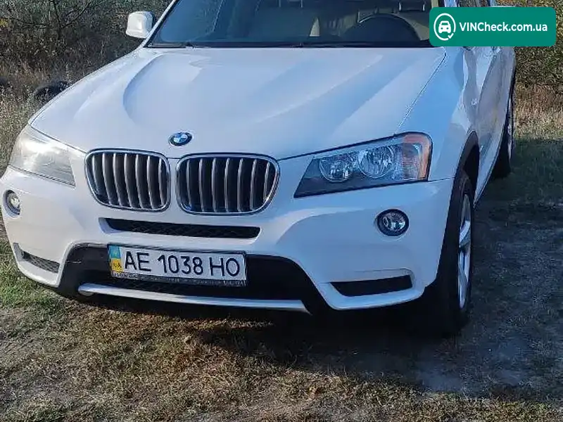 BMW X3 2011, фото з оголошення 2 з 8, VIN 5UXWX5C52CL717253