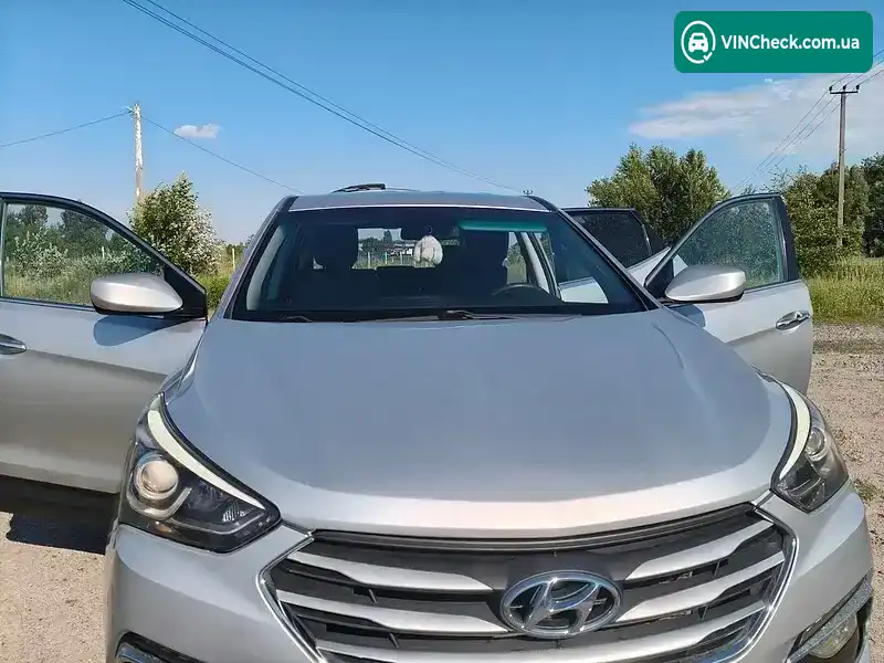 Hyundai Santa FE 2017, фото з оголошення 1 з 7, VIN 5XYZT3LB0JG540831