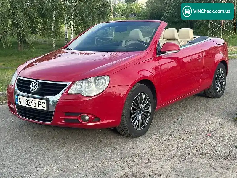 Volkswagen Eos 2008, фото з оголошення 1 з 17, VIN WVWZZZ1FZ8V022879