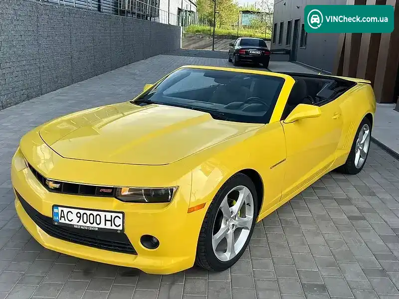 Chevrolet Camaro 2015, фото з оголошення 1 з 20, VIN 2G1FD3D33F9269623