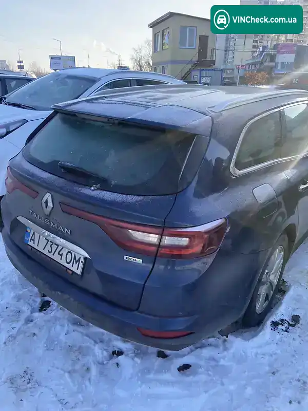 Renault Talisman 2016, фото з оголошення 1 з 21, VIN VF1RFD00956549518