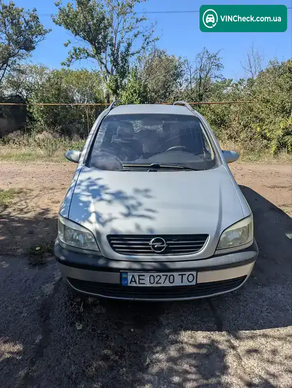 Opel Zafira 2002, фото з оголошення 1 з 12, VIN W0L0TGF7522223491