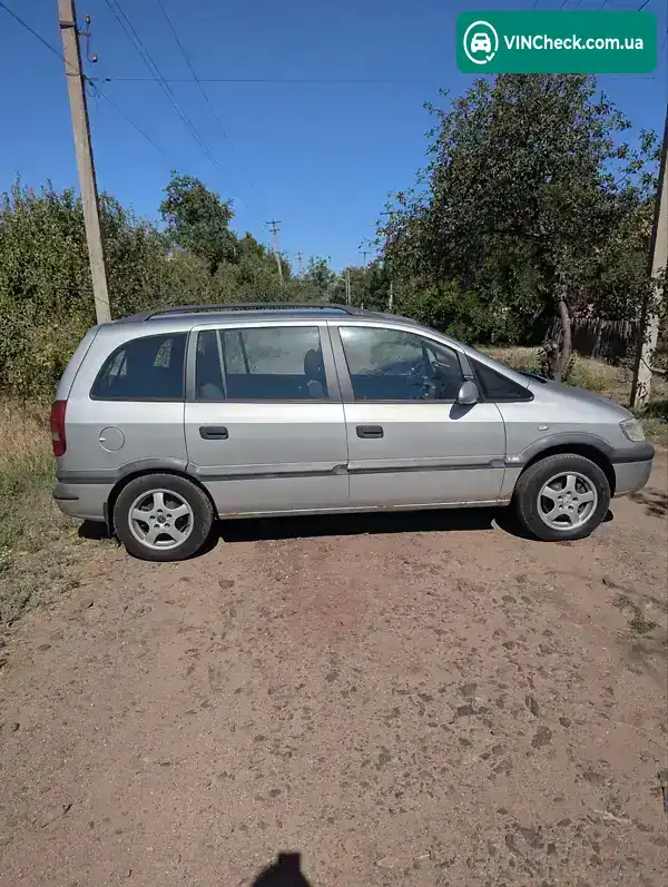 Opel Zafira 2002, фото з оголошення 2 з 12, VIN W0L0TGF7522223491