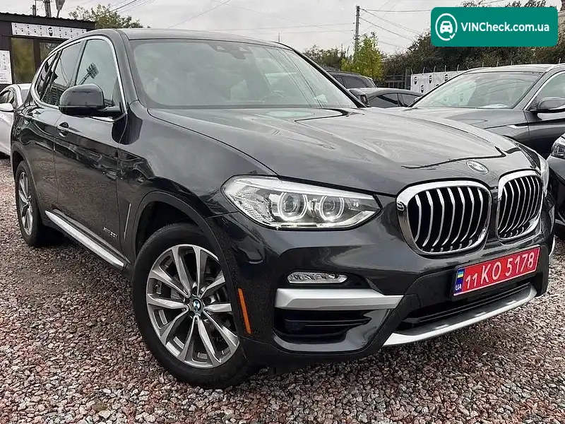 BMW X3 2018, фото з оголошення 2 з 20, VIN 5UXTR9C52JLC73957