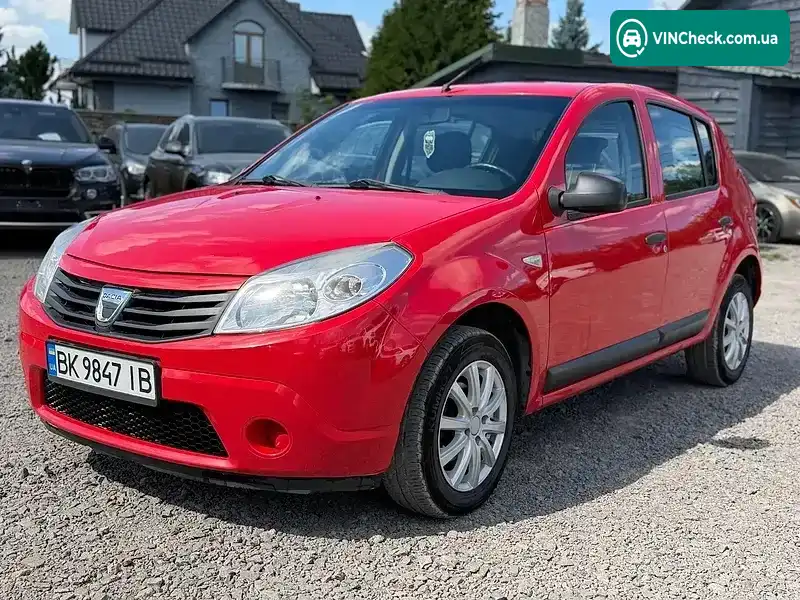 Dacia Sandero 2012, фото з оголошення 1 з 6, VIN UU1BSDA1P47009540