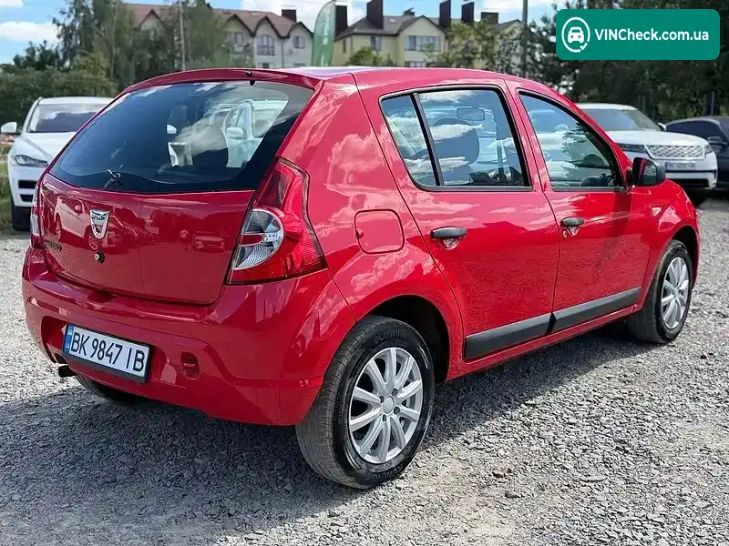 Dacia Sandero 2012, фото з оголошення 2 з 6, VIN UU1BSDA1P47009540