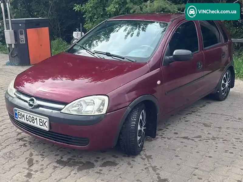 Opel Corsa 2002, фото з оголошення 1 з 6, VIN W0L0XCF6836025878