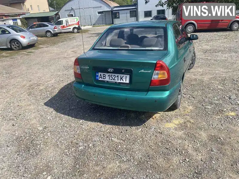 Hyundai Accent 2000, фото з оголошення 2 з 8, VIN KMHCG41FPYU121698