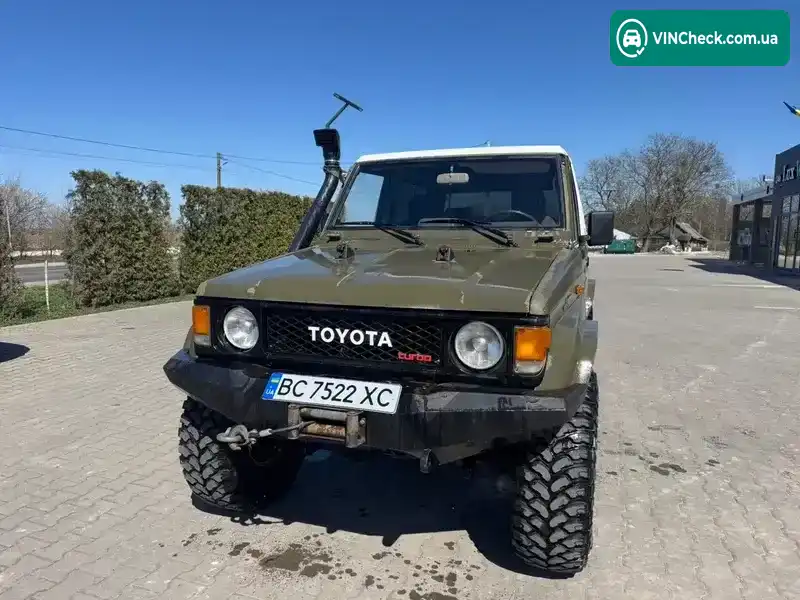 Toyota Land Cruiser 1988, фото з оголошення 1 з 8, VIN JT1V0LJ7309005646