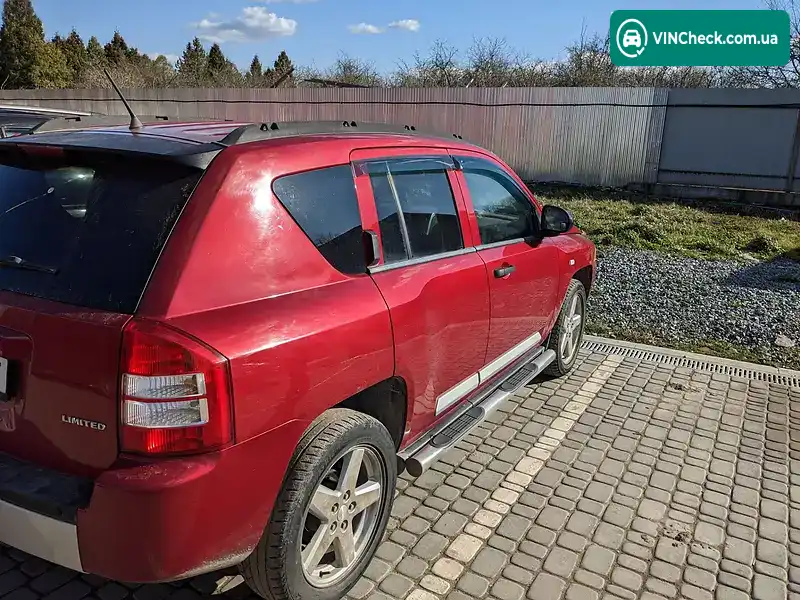 Jeep Compass 2008, фото з оголошення 1 з 5, VIN 1J8FFF7W58D636299
