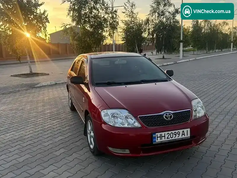 Toyota Corolla 2001, фото з оголошення 1 з 6, VIN JTDBZ28E100006156
