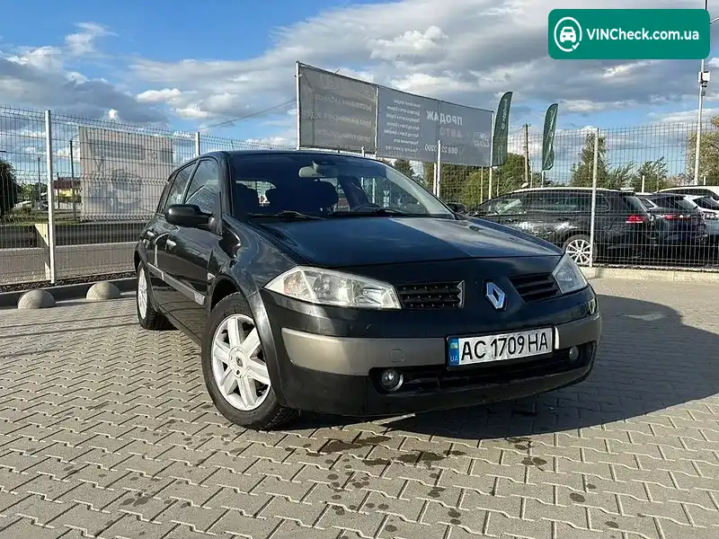 Renault Megane 2003, фото з оголошення 1 з 13, VIN VF1BMRG0629876349