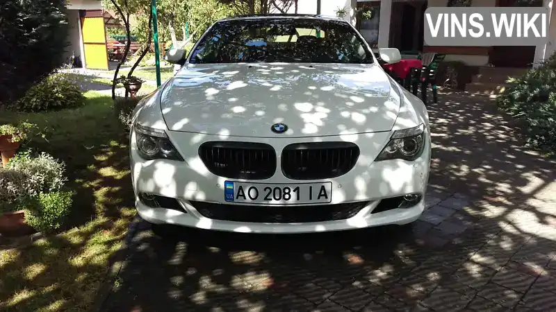 BMW 6 Series 2008, фото з оголошення 1 з 21, VIN WBAEA53548CV91240