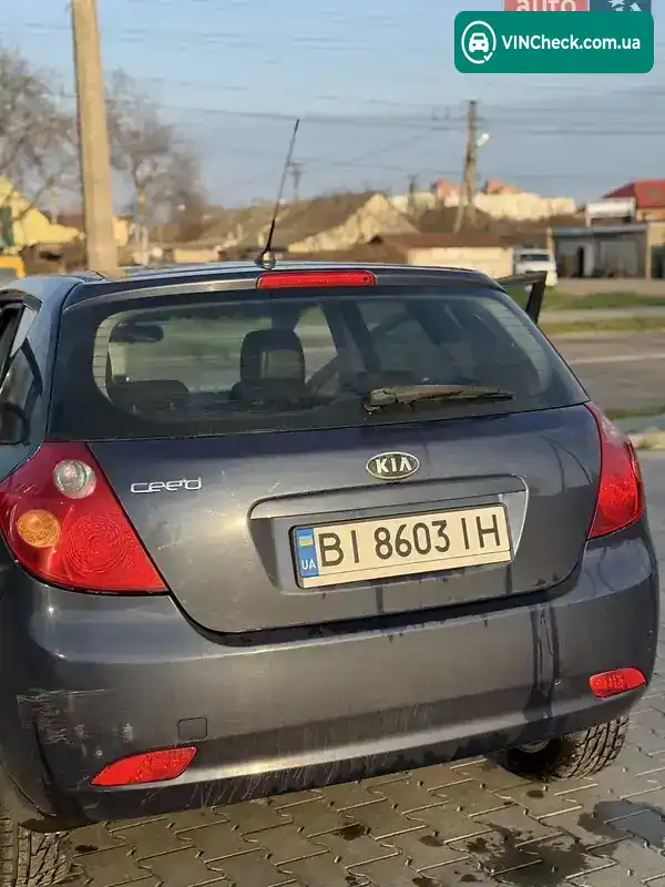 Kia Ceed 2008, фото з оголошення 2 з 12, VIN Y6LFF24228L002753