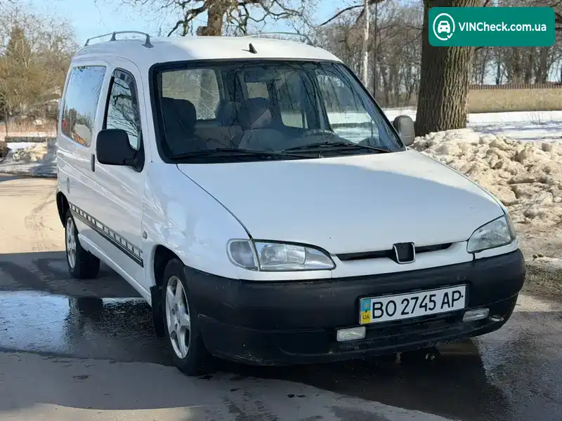 Peugeot Partner 2001, фото з оголошення 1 з 10, VIN VF35CWJYF60320018