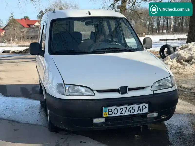Peugeot Partner 2001, фото з оголошення 2 з 10, VIN VF35CWJYF60320018