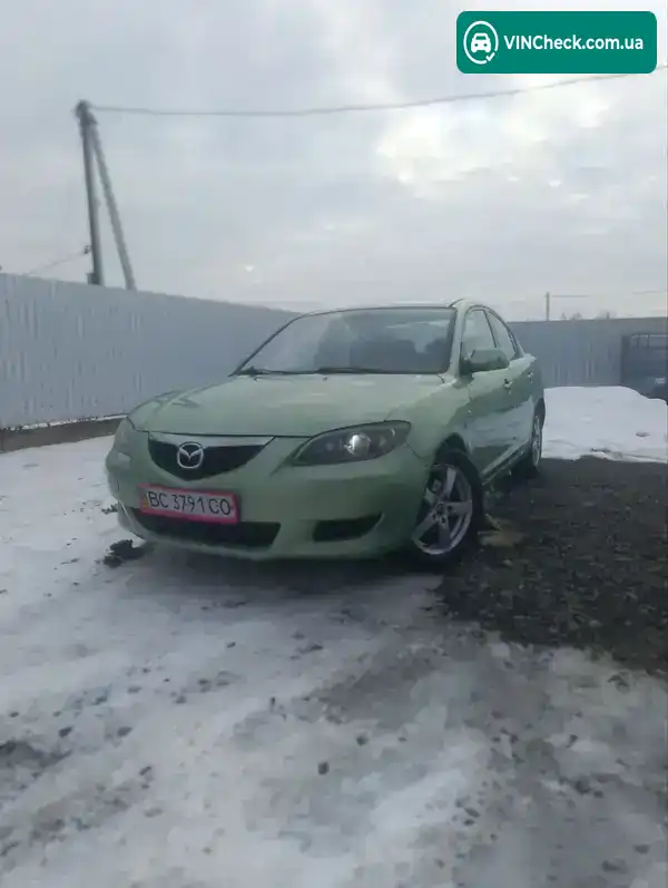 Mazda 3 2005, фото з оголошення 2 з 10, VIN JMZBK12Z561322861